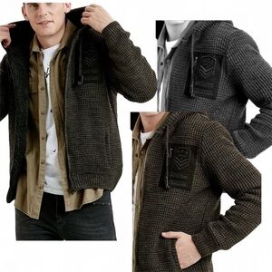 LC Waikiki Men's Black and Gray Sweater